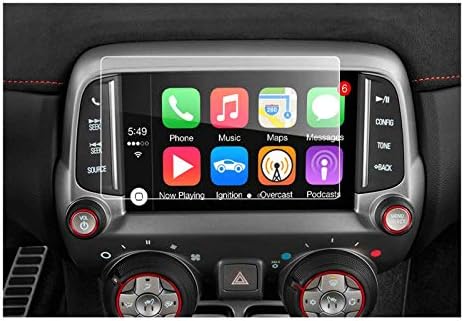-2018 Camaro MyLink Araç Navigasyon Koruyucu Film, Şeffaf Temperli Cam HD ve Gözlerinizi Koruyun (-2018 Chevy Camaro