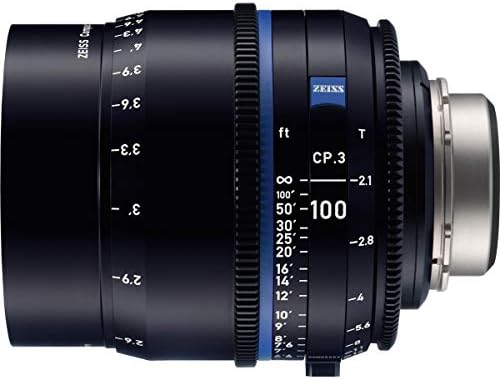 Zeıss 100mm T2. 1 CP.3 Kompakt Başbakan Cine Lens ( Ayaklar) - CF Canon EF EOS Dağı ile Uyumlu