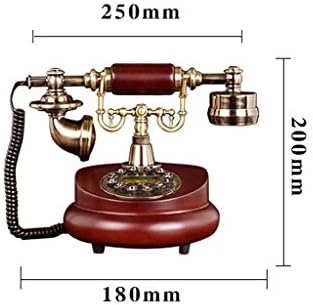 XJJZS Antik Dekoratif Telefon, Telefon sabit Ev Moda Yaratıcı Ofis Sabit Avrupa Antika Retro Reçine Telefon