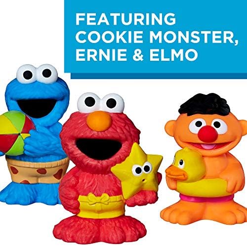 Susam Sokağı Banyo Fışkırtıcıları, Elmo, Cookie Monster ve Ernie'nin yer Aldığı Banyo Oyuncakları, 12 Ay-4 Yaş Çeşitleri ('a