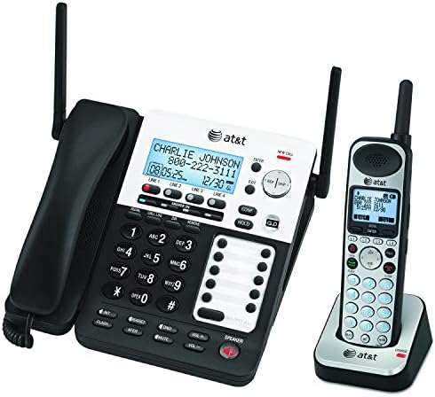 AT & T SB67138 SB67138 DECT 6.0 Telefon / Telesekreter, 4 Hatlı, 1 Kablolu / 1 Kablosuz Ahize