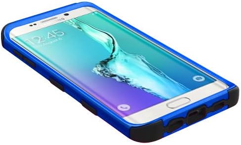 Samsung Galaxy S6 Edge Plus için MyBat Cep Telefonu Kılıfı-Perakende Ambalaj-Siyah / Mavi