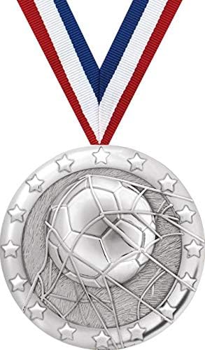 Futbol Madalyaları-2 Gümüş Futbol Takımı Madalya Ödülleri Prime
