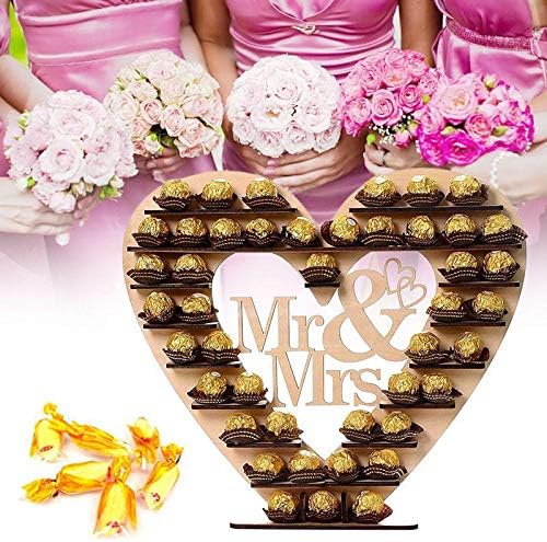 Parti Süslemeleri Kalp Ağacı Düğün Ekran Standı Centrepiece Düğün Dekorasyon Çikolata Ağacı Çikolata Standı Şeker