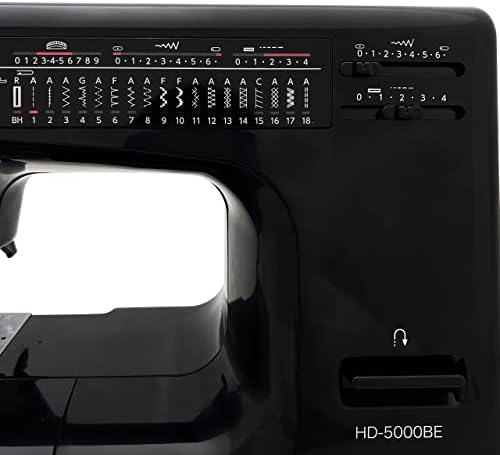 Bonus Yorgan Kiti ile Janome HD5000 Black Edition Ağır Dikiş Makinesi