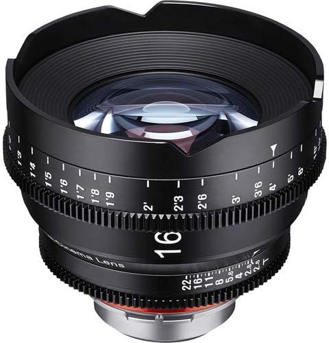 ROKİNON tarafından XEEN 16mm T2.6 Profesyonel Cine nikon için lens F Dağı + Rode VideoMicro Kompakt On-Kamera Mikrofon ile Şok