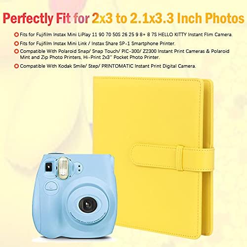 256 Cepler Fotoğraf Albümü Fujifilm Instax Mini LiPlay 11 90 70 50 S 26 25 9 8 S 8 7 S Anında Kamera / Mini Bağlantı Yazıcı,