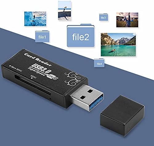 Tanke Çok Fonksiyonlu Kart Okuyucu Hafıza Kartı Okuyucu Taşınabilir USB 3.0 Kart Adaptörü