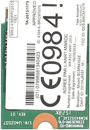Haowecib Kablosuz Adaptör, NGFF M. 2 Kablosuz Kart 802.11 AC/a/b/g/n 2.4 GHZ 5 GHZ Çift Bant için Windows10 için OS X için