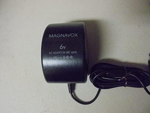 Magnavox (SBC 6608) 120V AC 60Hz 8W / 6V DC AC Adaptör Güç Kaynağı Şarj Cihazı