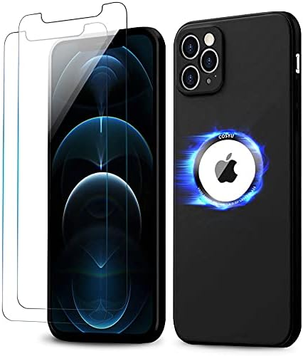 Manyetik Kılıf iPhone 12 Pro ile Uyumlu Dahili Mıknatıslı Sıvı Silikon Kılıf Mag-Güvenli Şarj, Cilt Dokunma Koruması Darbeye