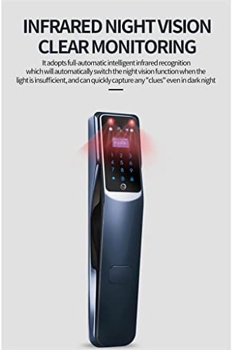 Kapı Kilidi Akıllı Kapı Kilidi Parmak İzi RFID Kart ve Elektronik Şifre Kapı Kilidi Ev Güvenlik Dijital Kilit Çinko Alaşımlı