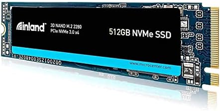 PowerSpec 650W PC Güç Kaynağı ile İç Premium 512GB NVMe SSD Paketi, M. 2 2280 PCIe Gen 3. 0x4 3D NAND Yarı Modüler ATX PSU ile
