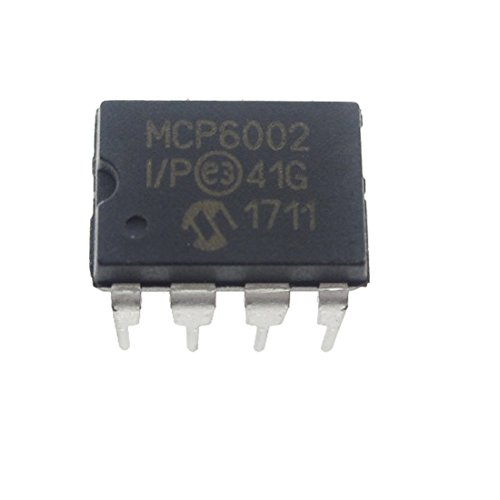 MCP6002-I / P DIP - 8 1 MHz Kazanç Bant Genişliği Ürünü, 6 Adet Düşük Güçlü Op Amp Paketi