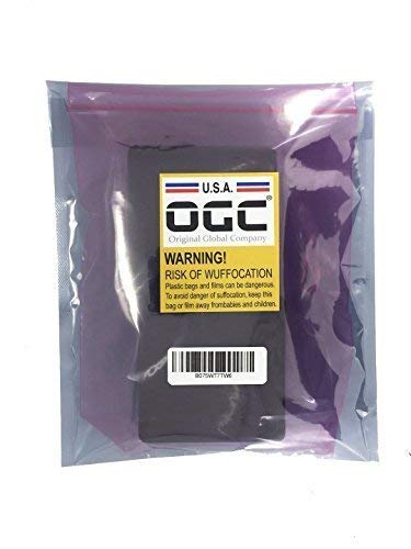 OGC (2 Paket) -3 1/8 Siyah Kare Boru için Plastik Fişler tarafından 3-1 / 8 İnç kapatma başlığı Tüp Sandalye Glide Ekle Bitirme