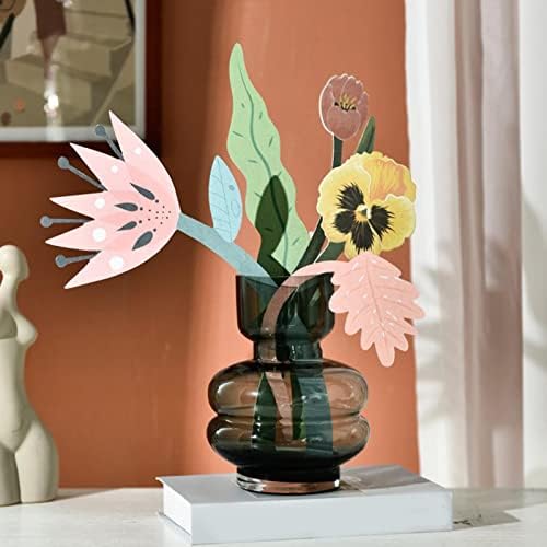 LOVIVER Kağıt Çiçek Sanat Dekoratif Buket Koku Kartı Yeşil Bitki İskandinav Tarzı DIY Zanaat, Ev ve Düğün
