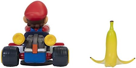 SÜPER MARİO Spin Out 2.5 Mariokart - Mario Yarışçı Aracı , Sarı