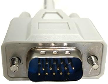 Micro Connectors, Inc. 3.5 mm Stereo Ses fişli 25 fit XVGA/SVGA/VGA Projektör Monitör Kablosu (M05-112AU25)