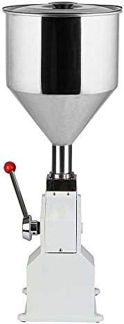 YOULİAN Manuel Sıvı Macun Dolum Makinesi, Manuel Şişe Dolgu için Krem Bal Şampuan Kozmetik Yağ, Ayarlanabilir Hız şişe dolum