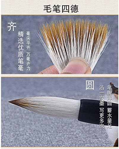 Tianjintang El Yapımı Çin Kaligrafi Uygulama Mürekkep Boyama Bambu Fırça Acemi için (Jiu Cheng Gong 九成宮 - Set)