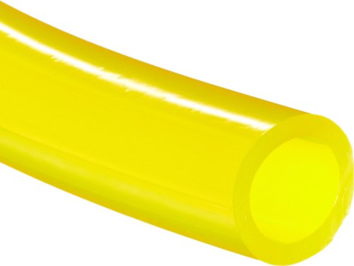 Tygon F-4040-A PVC Yakıt Borusu, 0,08 ID, 0,140 OD, 0,030 Duvar, 5' Uzunluk, Sarı