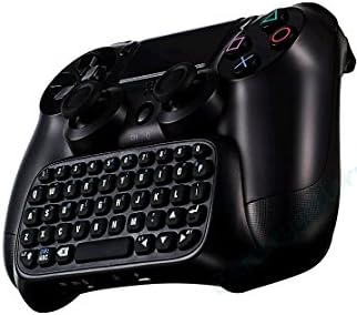 Awakingdemi PS4 Kablosuz Mini Bluetooth Klavye, Tuş Takımı Gamepad Metin Messager Chatpad Adaptörü Sony PS4 Oyun Denetleyicisi