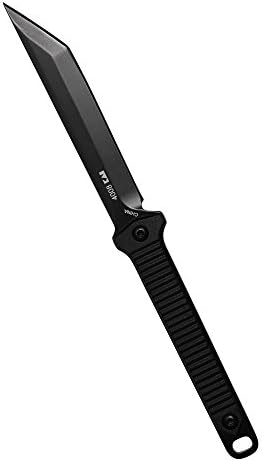 Kershaw Dune Tam Tang Boyun Bıçağı (4008X) Siyah Oksit Kaplamalı Kompakt 3.8” 3Cr13 Paslanmaz Çelik Sabit Bıçak, Dokulu Enjeksiyon