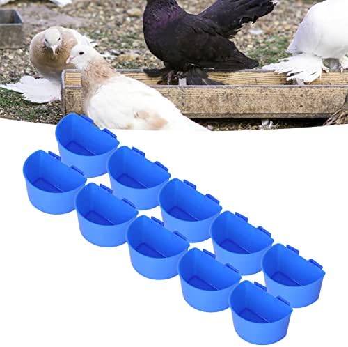 Gaeirt Kuş Yemi, Değiştirilmesi ve Kullanımı Kolay Kuş Besleme Sulama Malzemeleri Yem Güvercinleri için Plastik Papağanlar, Papağanlar,