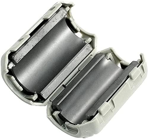 EuisdanAA Gray Plastic Shell Noise Reduce Ferrite Core Filter for 14mm Dia Cable(El ruido de la carcasa de plástico gris reduce