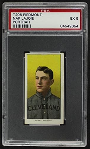 1909 T206 POR Nap Lajoie Cleveland Naps (Kızılderililer) (Beyzbol Kartı) (Portre) PSA PSA 5.00 Naps (Kızılderililer)