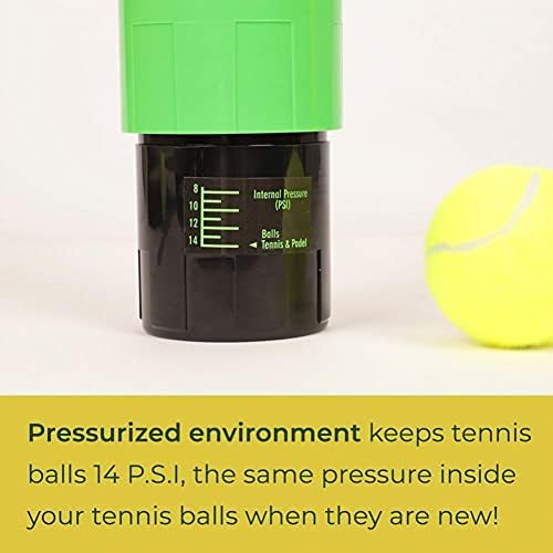 Tenis Topu Basınçlandırıcı Tenis Basınç Onarım Tankı Tenis Topu Konteyner Tenis Basınç Onarım Tenis Aksesuarları Tenis Topları