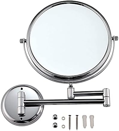 Nhlzj XİAOQİANG Yuvarlak Makyaj Aynası, Banyo Makyaj Aynası 360 Rotasyon, Yatak Odası Tuvalet Masası Veya Banyo Vanity için Mükemmel