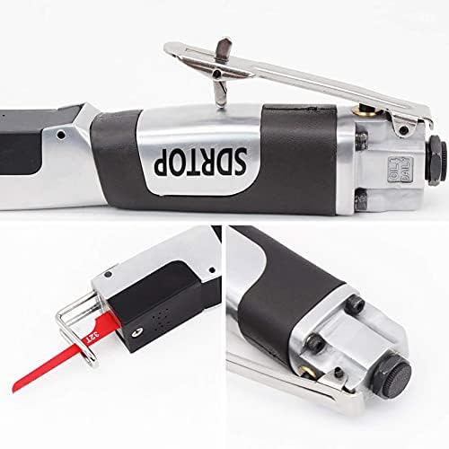 SDRTOP Hava Vücut Testere Aracı Pnömatik Pistonlu Testereler Mini Kesme Aletleri ile 5 adet 24 T & 32 T Testere Bıçağı