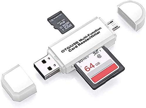 VARWANEO Yüksek Hızlı kart Okuyucu Taşınabilir USB 2.0 Akıllı Telefon Bilgisayar Hafıza kartı Okuyucu için
