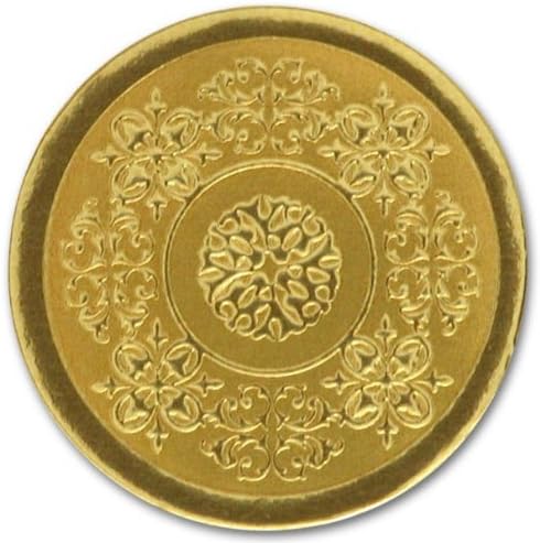 EGP Yuvarlak Madalyon Mühürler, 25 Sayı, 1 inç, Altın