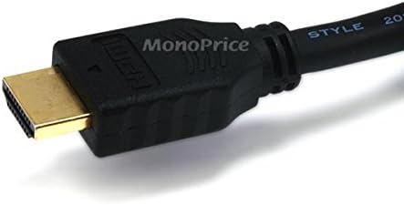 Ferrit Çekirdekli Monoprice 3ft 28AWG Yüksek Hızlı HDMI-Adaptör DVI Kablosu-Siyah