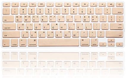 MMDW Kore Dili Silikon Klavye Kapak Cilt için MacBook Pro 13 15 17 (2015 veya Daha Eski Sürüm),MacBook Air 13 için A1369/A1466