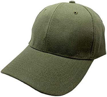 XM Ordu Yeşil Yapılandırılmış Ayarlanabilir Kayış Boş Şapka Kapağı