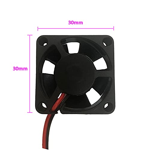 PopuSıngTop 3D Yazıcı 24 V 3010 30x30x10mm Fan için Creality CR6-SE Ekstruder Soğutma 80mm Kablo