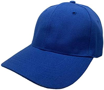 XM Kraliyet Mavi Yapılandırılmış Ayarlanabilir Kayış Boş Şapka Kapağı