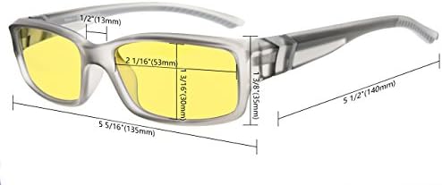Eyekepper Anti mavi ışık Fazla 94 % Bilgisayar Gözlük, UV ve Bilgisayar/TV Elektromanyetik Radyasyon Koruma, çizilmeye Dayanıklı,